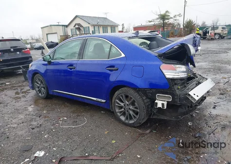 2010 Lexus Hs 250H Premium z USA, uszkodzony, nr VIN JTHBB1BA3A2014672